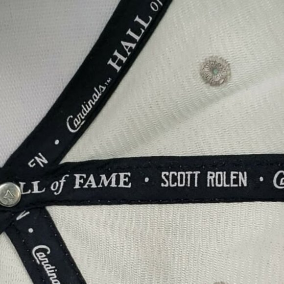 St. Louis Cardinals Scott Rolen # 27 Hall Of Fame Snapback Baseball Hat - Picture 7 of 8